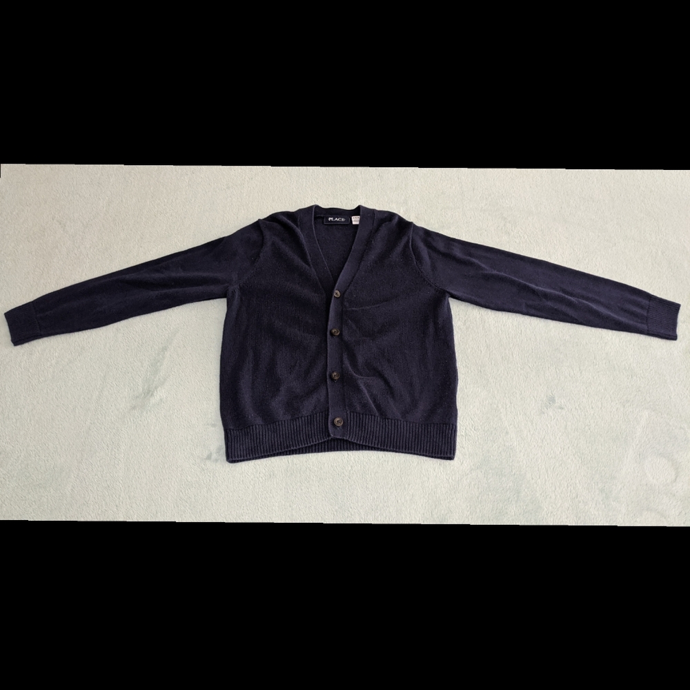 Boys Button Up Cardigan